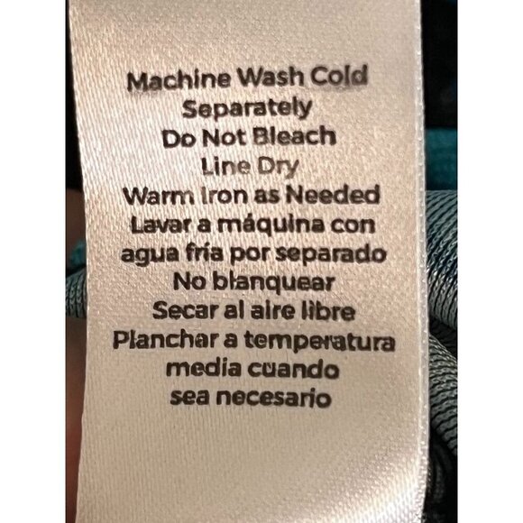 Venus Dress XL Blue Floral Mini Velour Faux Wrap 80s Bodycon Artsy Retro Vegas - Picture 8 of 10